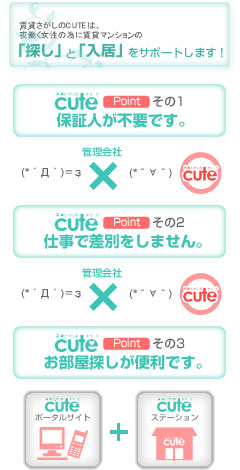 cuteのコンセプト